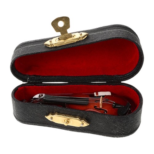 Handcrafted wood mini violin - wood,