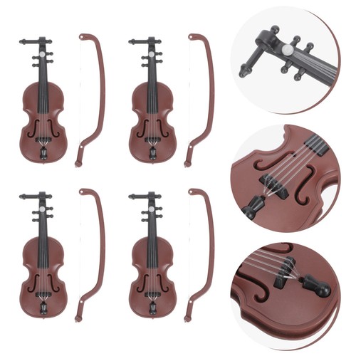 4pcs miniature violin model - 4pcs,