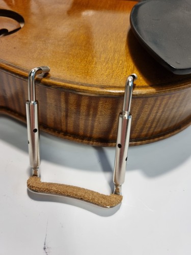 Violin chin rest clamp nickel - rest,